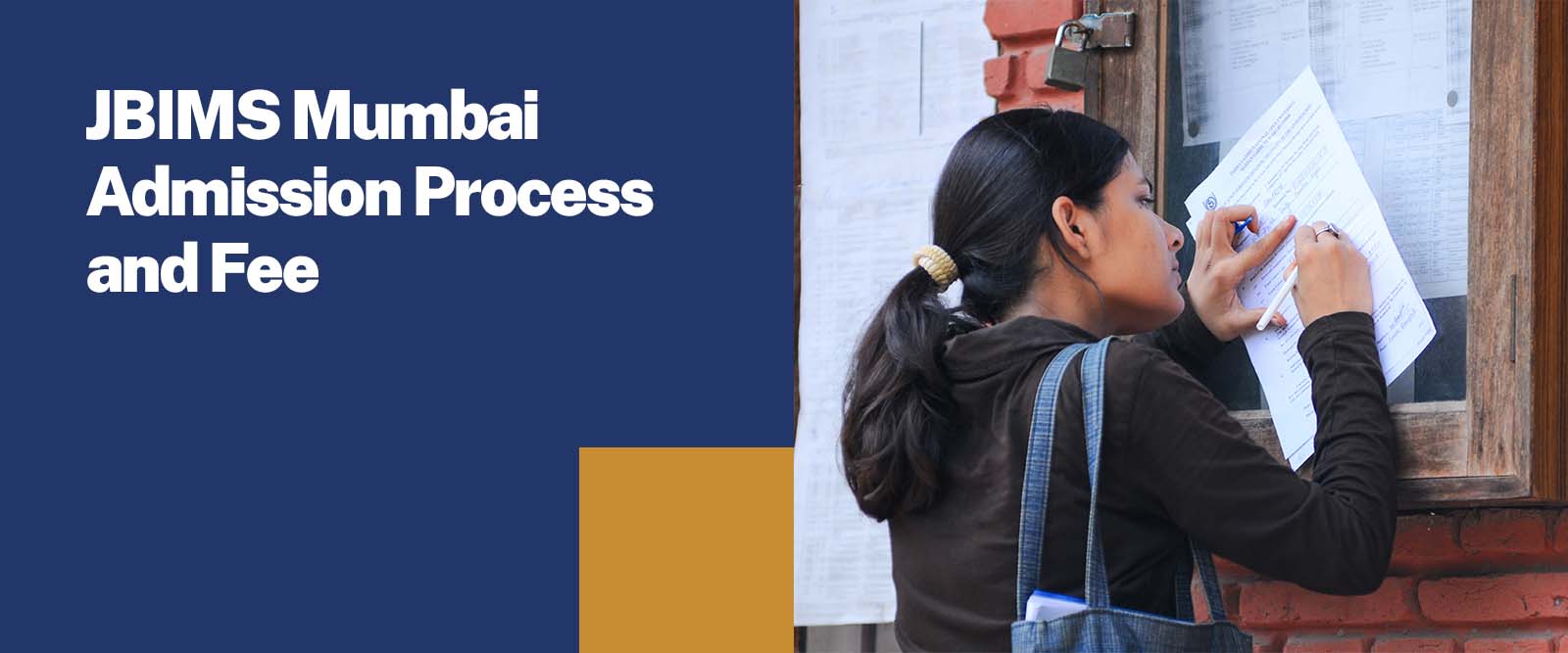 JBIMS Mumbai Admission Process and Fee